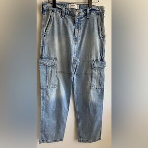 Hollister Blue Denim Baggy Jeans